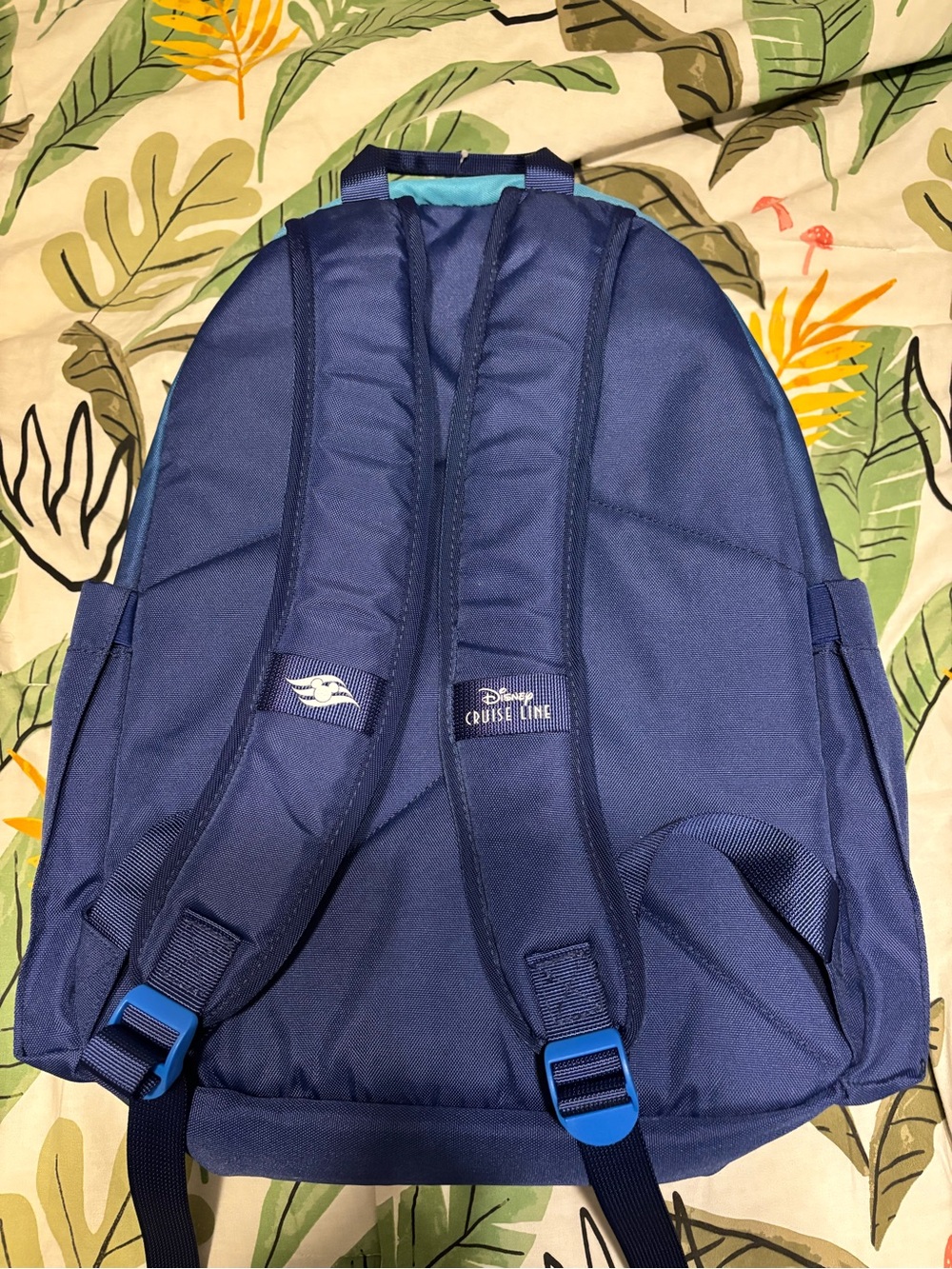 The NEW Disney Castaway Club Blue Gradient Backpack with Light Blue Logo - Picture 2 of 3